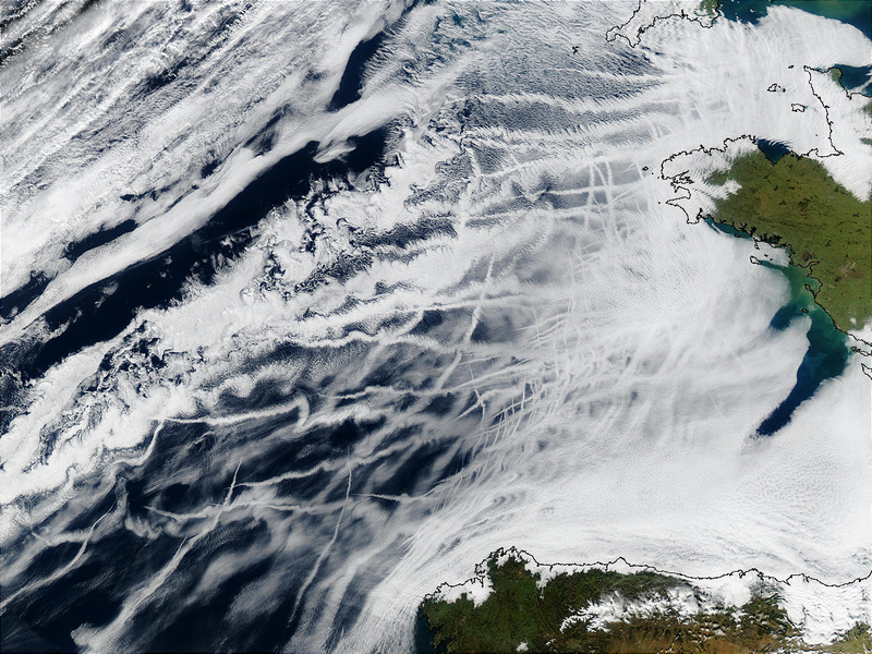 Illustration for article titled How Your Christmas Presents Were Shipped—As Seen in Clouds From Space
